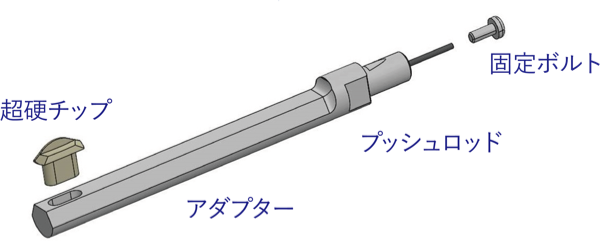 Chamfering cutter example(Φ6 hole)