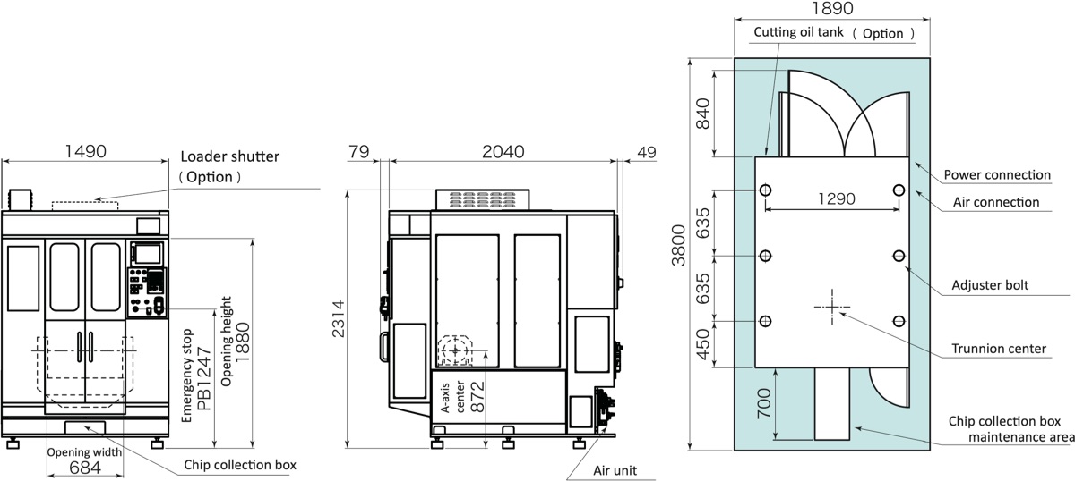 Outline & Installation drawing